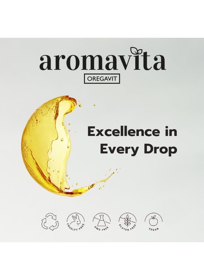 Aromavita - 100% Pure Wild Greek Oregano Oil Food Grade Quality. Certified 30 ML - Image 1