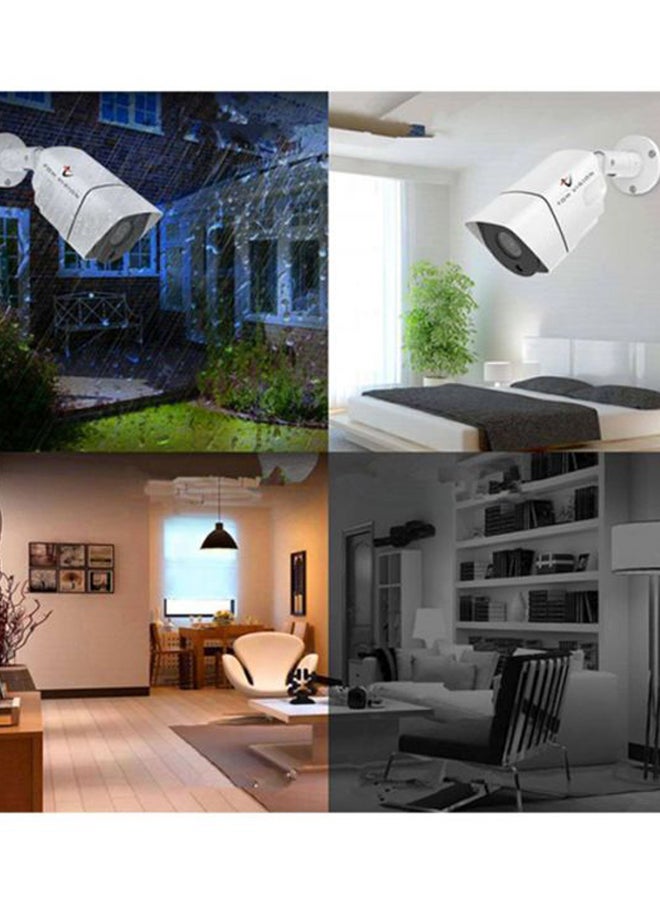 تومفيجن مجموعة كاميرا مراقبة بتصميم على شكل رصاصة ودقة كاملة الوضوح تدعم الرؤية الليلية بالأشعة تحت الحمراء من 8 قطع - Image 5