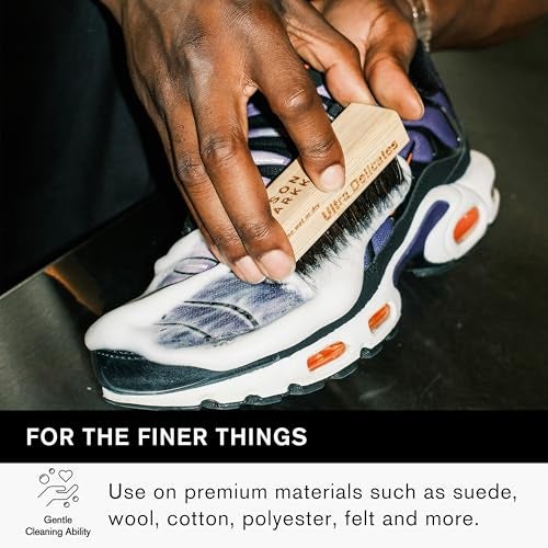 Jason Markk Ultra Delicate Shoe & Hat Cleaning Brush, Soft Bristles and Bamboo Wood, Sneaker Care, Extra Gentle, Ideal for Footwear, Safe for Wool, Cotton, Felt, Polyester, and More - Image 3