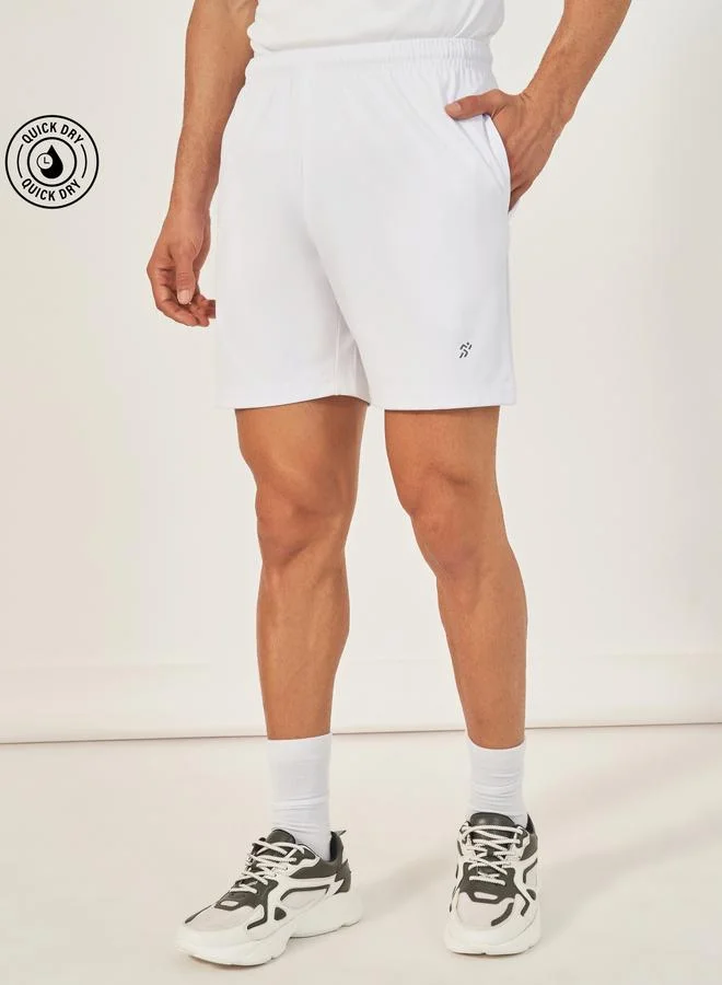Styli Styli Elastic Waistband Knit 7inch Training Shorts
