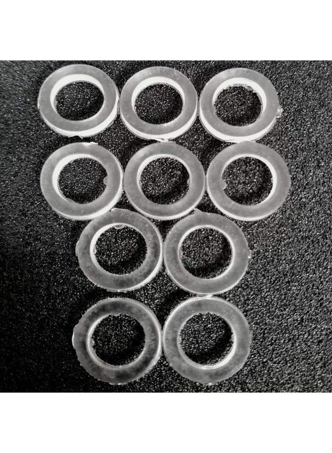 Royal Apex 1/2 Inch Bidet Shattaf Nylon Rubber Washer Circular Round Gasket Ring For Bathroom Shower Tap And Plumbing Etc, 10 Pcs - Image 1