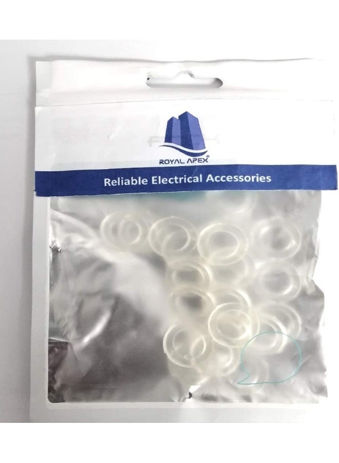 Royal Apex 1/2 Inch Bidet Shattaf Nylon Rubber Washer Circular Round Gasket Ring For Bathroom Shower Tap And Plumbing Etc, 10 Pcs - Image 2