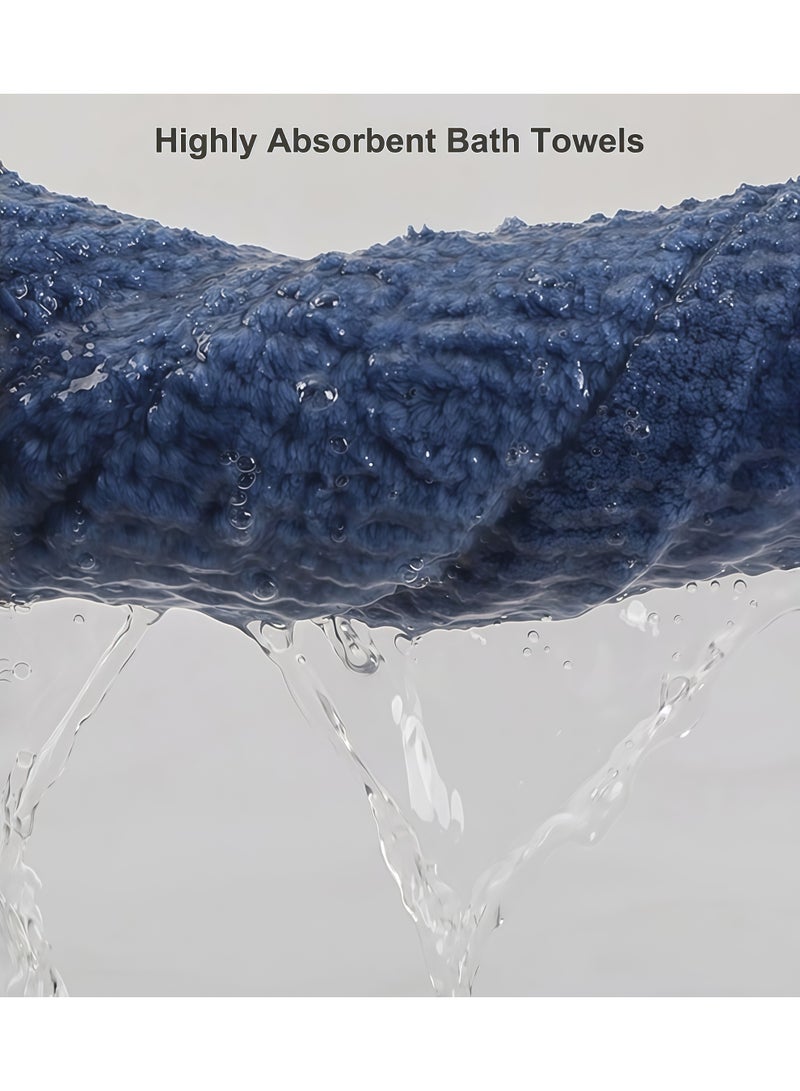 Microfiber Bath Towels, 90 x 170 cm, Set of 2, Super Soft, Highly Absorbent, Quick-Dry, Multipurpose Use Towel - Image 4