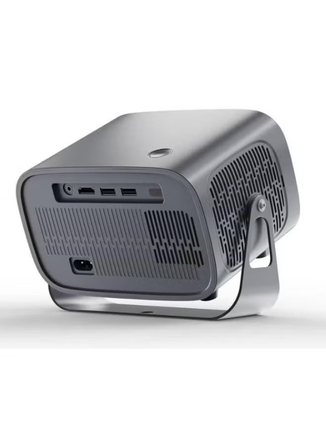 سمارت باري HT12 Android 13 Smart Projector | 4K Ultra HD Portable Mini Projector with Auto Focus & Keystone Correction, Wi-Fi & Bluetooth, Built-In Speaker for Home Theater, Movies & Gaming - Image 2