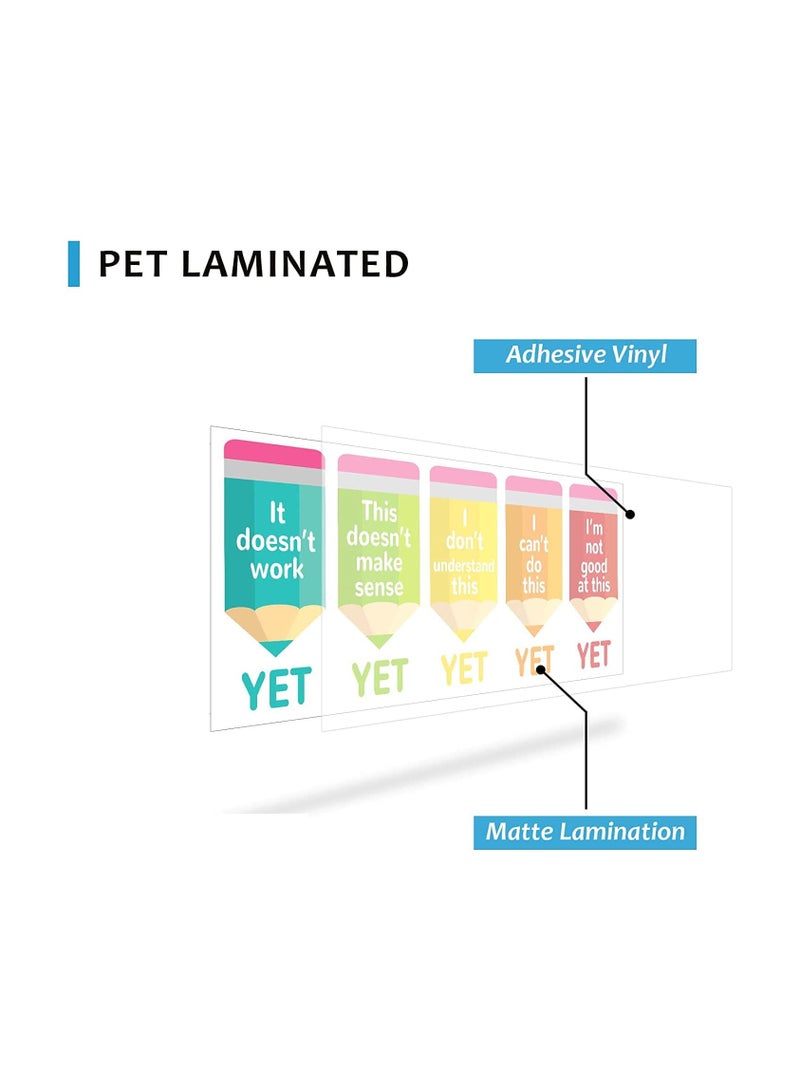 اب تو ديت  عدد 2 بوستر للمدارس بة عبارات تحفيزية  لديكورات الفصول الدراسية، بوسترات للمعلمين بعبارات تعليمية ايجابية تنموية ملهمة للطلاب - من قطعتين، - Image 4