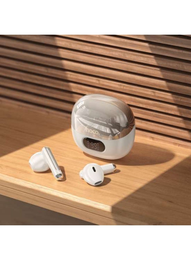 هوكو سماعات أذن لاسلكية بتقنية إلغاء الضوضاء النشطة (ANC) وإلغاء الضوضاء الإلكترونية (ENC) - سماعات EQ18 بلوتوث 5.4، لون - Image 3