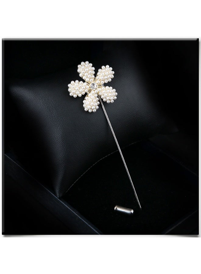 New Versatile One Letter Pin Insertion Brooch