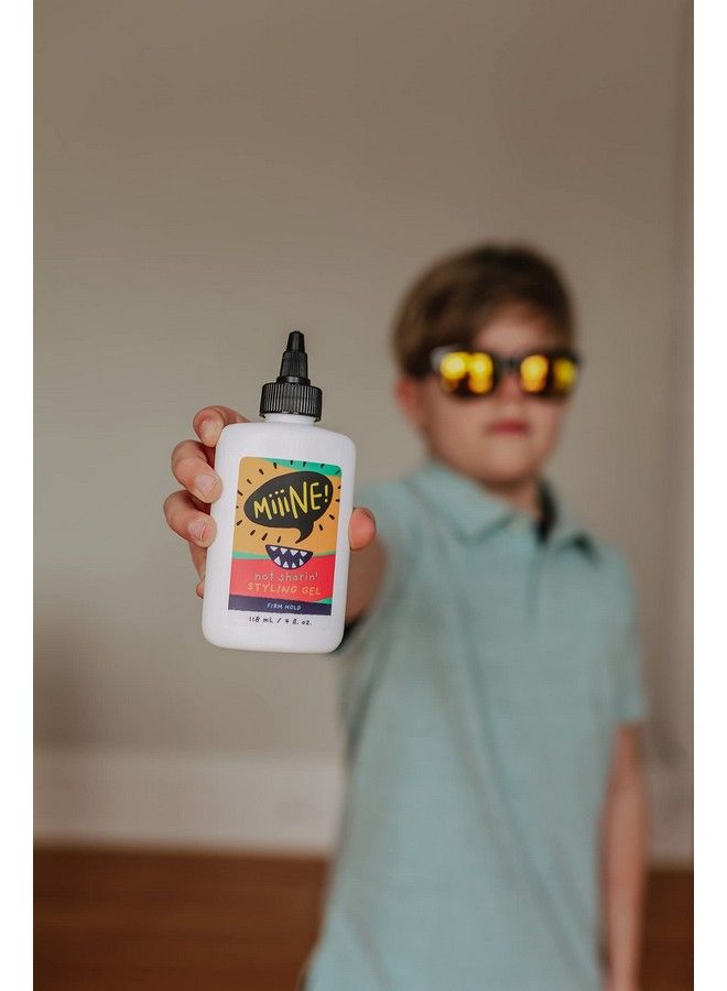 MiiiNE! Not Sharin Styling Gel For Boys 4Oz | Strong Hold Kids Hair Gel No Flake Styling Gel Perfect Gel For Epic Spikes Cruelty Free Hair Gel For Kids Made In Usa | By Stylists For Kids - Image 3