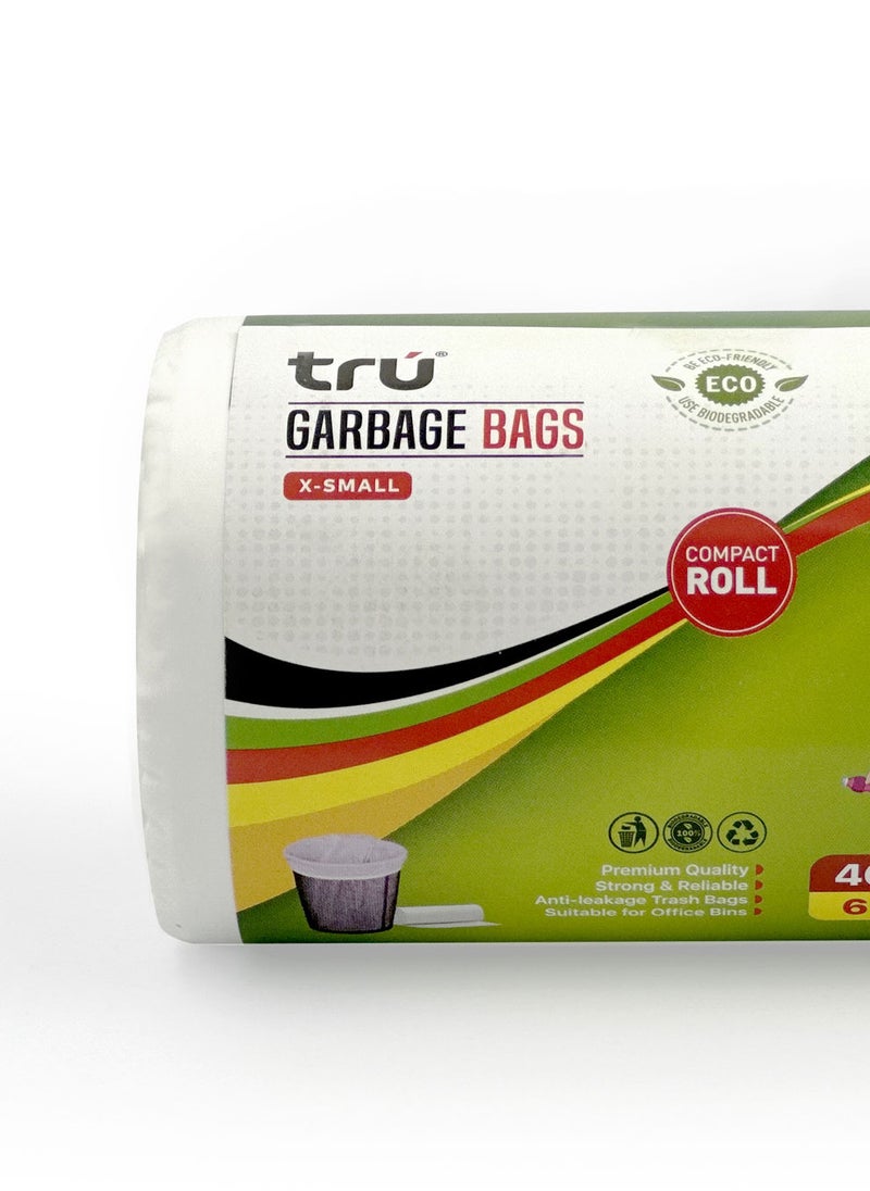 Garbage Bags Compact Roll White 46x52cm 6Gallon (30pc x 3Rolls) 90bags - pzsku/Z13C0FAD545147F40BC4BZ/45/_/1718641158/5e67929d-42ee-4a92-b174-b8986a893c2b