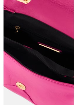 Women Leather Cross Body Bag 16 H x 24 L x 12 W cm, Fuchsia - pzsku/Z13C0FB3034FA124A09F2Z/45/_/1737641942/cd6a9077-fb2c-4b6a-8c92-a778043bd73d