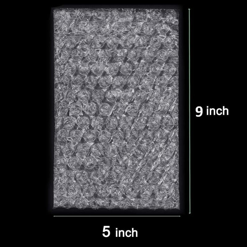 Clear Bubble Out Pouches Bags, 25 Pieces, Double Wall Bubble Cushioning Wrap Bags for Mailing, Packing, Moving and Storage, 22 x 15 cm