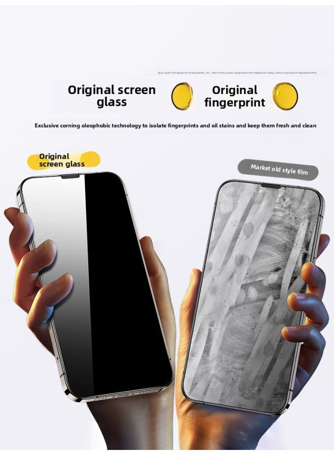 Applicable To For Iphone 15/14 Tempered Film For Iphone13promax Mobile Phone Film 12 Film 11 X Full Screen 15pr-Colour:[hd Model☆1 Piece Pack】special Glass◇30 Times Anti-drop And Anti-fingerprint◇Send Applicator-Size:For Iphone 15 - Image 2