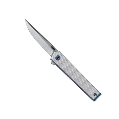 CRKT سكين جيب CRKT CEO Microflipper: سكين رجال، للاستخدام اليومي، قفل بطانة، مقبض ألمنيوم مع مشبك جيب عميق 7081 - Image 1