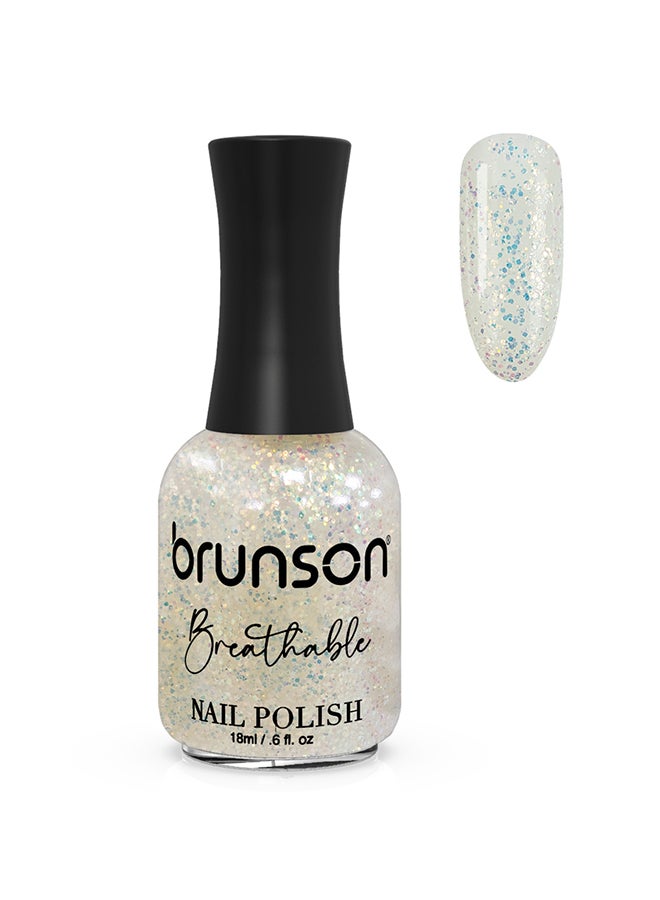 brunson Breathable Nail Polish Halal nail polish Wudu friendly Quick-Dry Vegan long lasting but easy peel off   18ml BH355