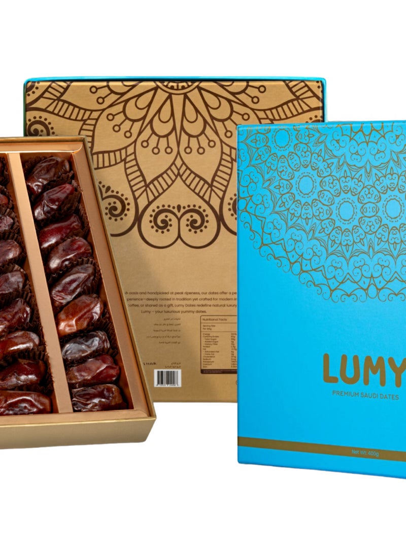 Lumy Dates Saudi Dates Gift Box 400g - Image 1