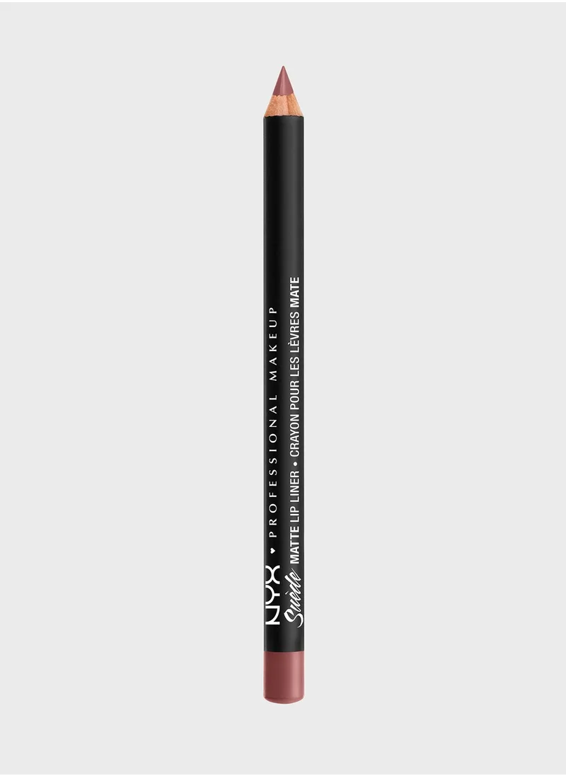 NYX PROFESSIONAL MAKEUP Suede Matte Lip Liner - Whipped Caviar