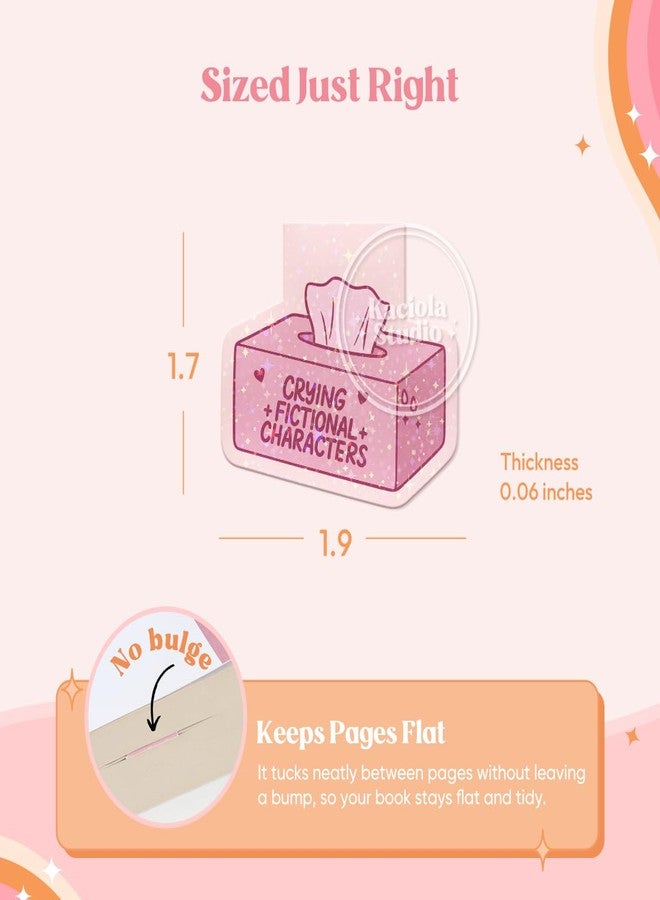 Kaciola Studio 12PCS Glittery Magnetic Bookmarks, Funny Cute Book Marks for Book Lovers Gifts, Bookmark Accessories for Women Teachers Students School Office Home Supplies (Funny) - Image 4