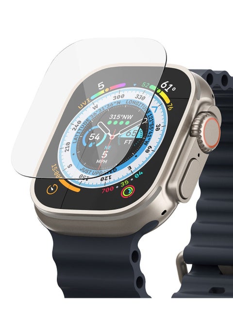 Glass Screen protector for Apple Watch Ultra 49mm /X8 Ultra / X8 plus ultra / X8+ ultra (Clear)