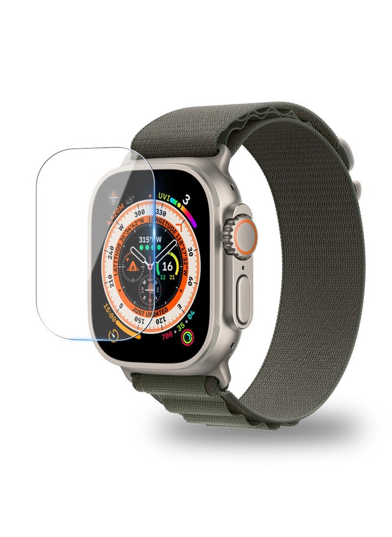 Generic - Glass Screen protector for Apple Watch Ultra 49mm /X8 Ultra / X8 plus ultra / X8+ ultra (Clear) - Image 1