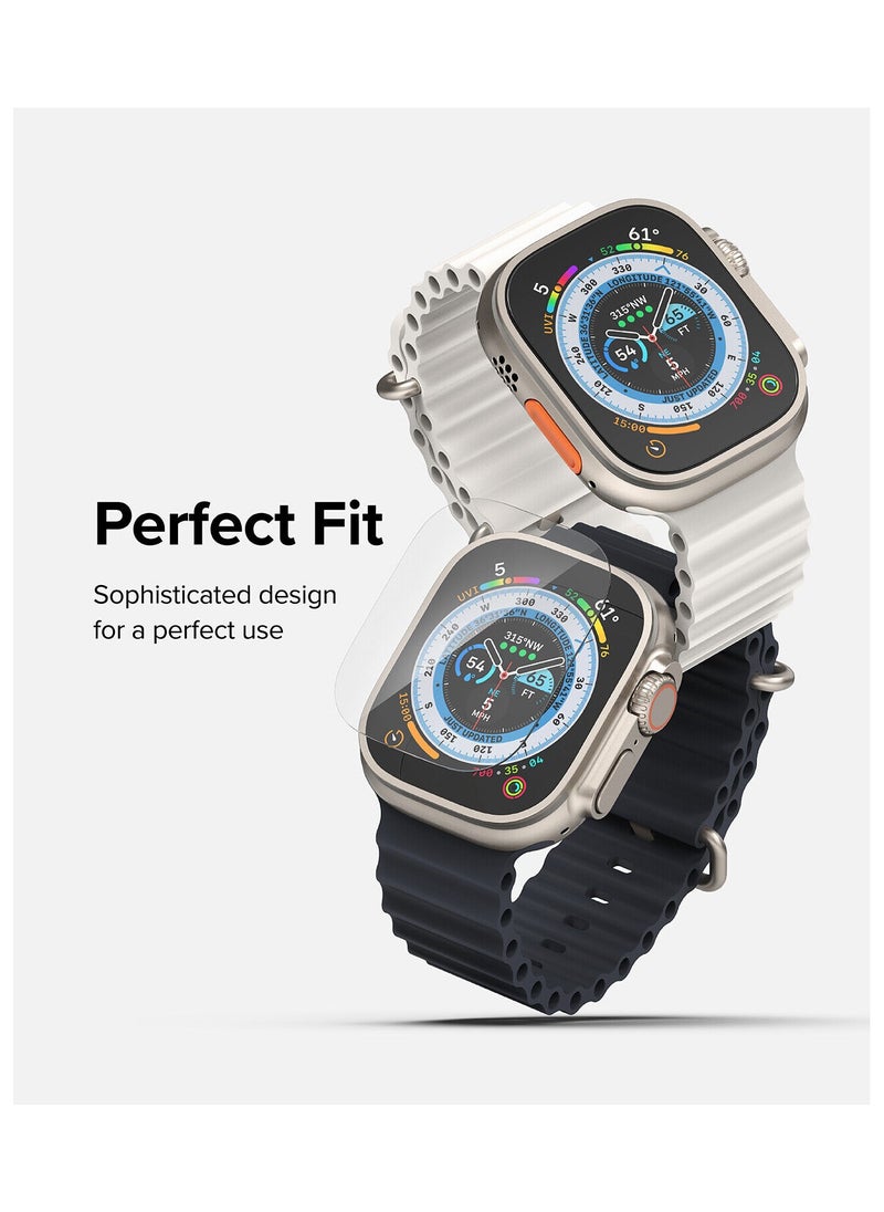 Generic - Glass Screen protector for Apple Watch Ultra 49mm /X8 Ultra / X8 plus ultra / X8+ ultra (Clear) - Image 1