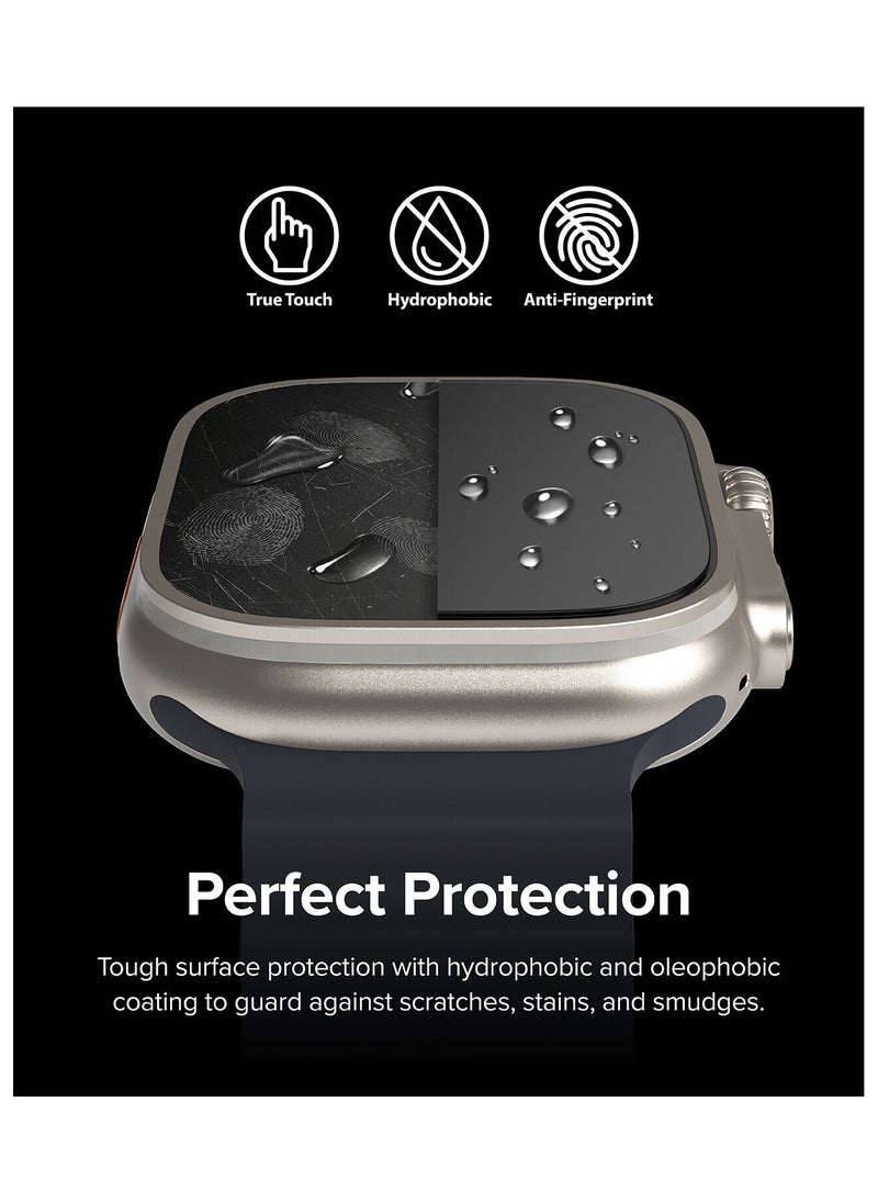 Generic - Glass Screen protector for Apple Watch Ultra 49mm /X8 Ultra / X8 plus ultra / X8+ ultra (Clear) - Image 1