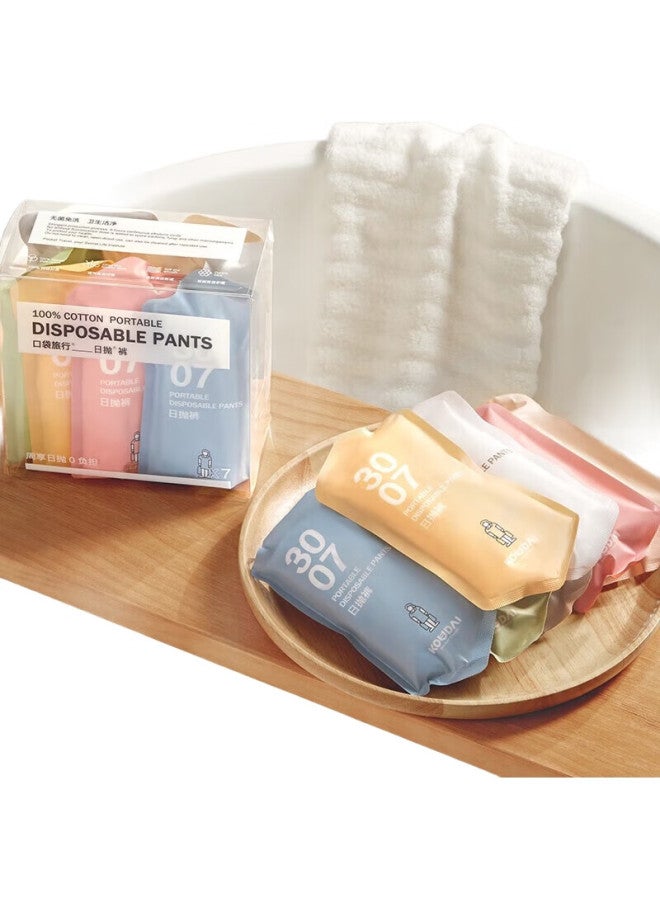 HINCLOUD 7-Day Disposable Underwear For Women, Maternity Shorts, No-Wash Portable, Business Travel Pure Cotton Women'S White 7-Pack M Size - Image 2