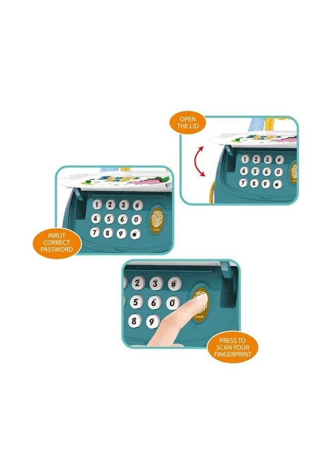 Kiti Kits - KITI KITS Bag Style Piggy Bank ATM for Kids with Password Operation | Money Saving Box Birthday Gift for Boys Girls (Yellow) - Image 1