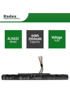 RADEX AL15A32 Compatible Laptop Battery for Acer Aspire F5-571, F5-571G, F5-571T, F5-572G  - Image 2