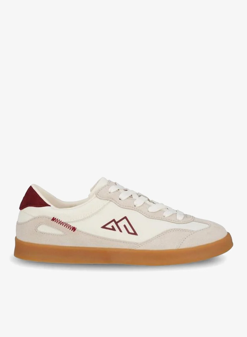Panelled Lace-Up Ankle Sneakers