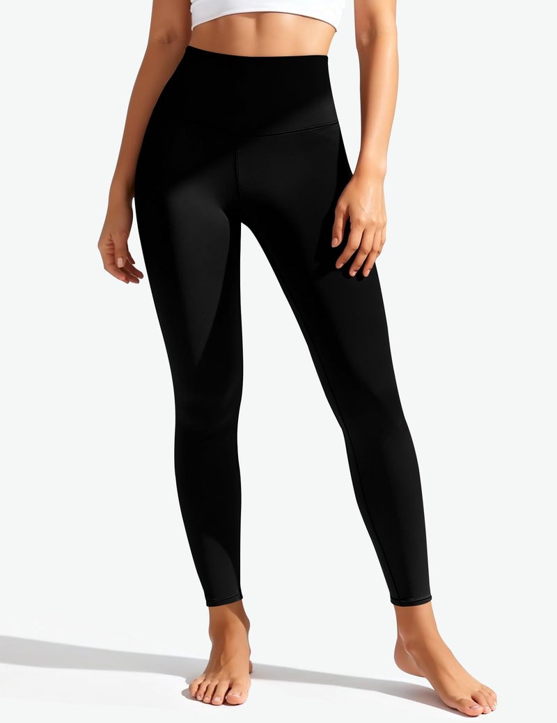 Bluemaple High Waisted Leggings for Women - Tummy Control Pants Non See Through Workout Soft Yoga Pants for Running Plus Size - Image 2