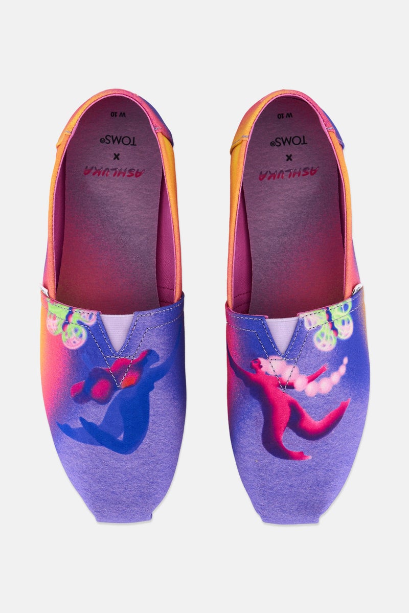TOMS Women Slip On Shoes, Purple - Image 2