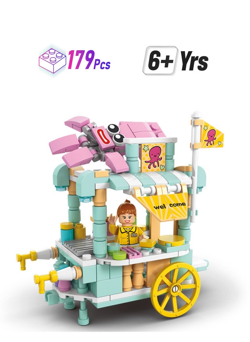 Octopus Ball Car 179pcs, Street Series Building Block Assembly Kit Game And Engineering Toy, Home Decoration, Building Model Creative Gift - Image 1