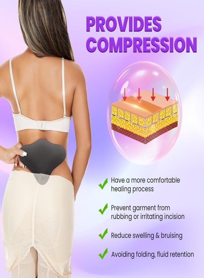 JNATER Lipo Foam Back Board - BBL Lumbar Molder, Lipo Board Post Surgery, Tablas postoperatorias para liposuccion for Comfortable Post Surgery Recovery(Grey) - Image 3