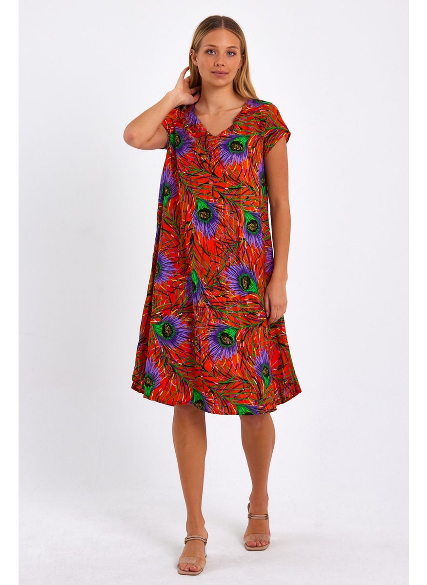 Rodi Women's Patterned Dress DS23YB0011T5  - Image 4