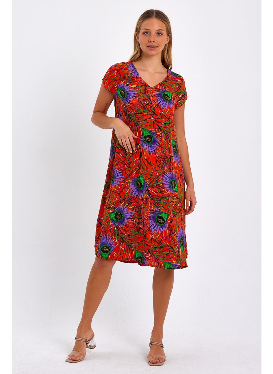 Rodi Women's Patterned Dress DS23YB0011T5  - Image 3