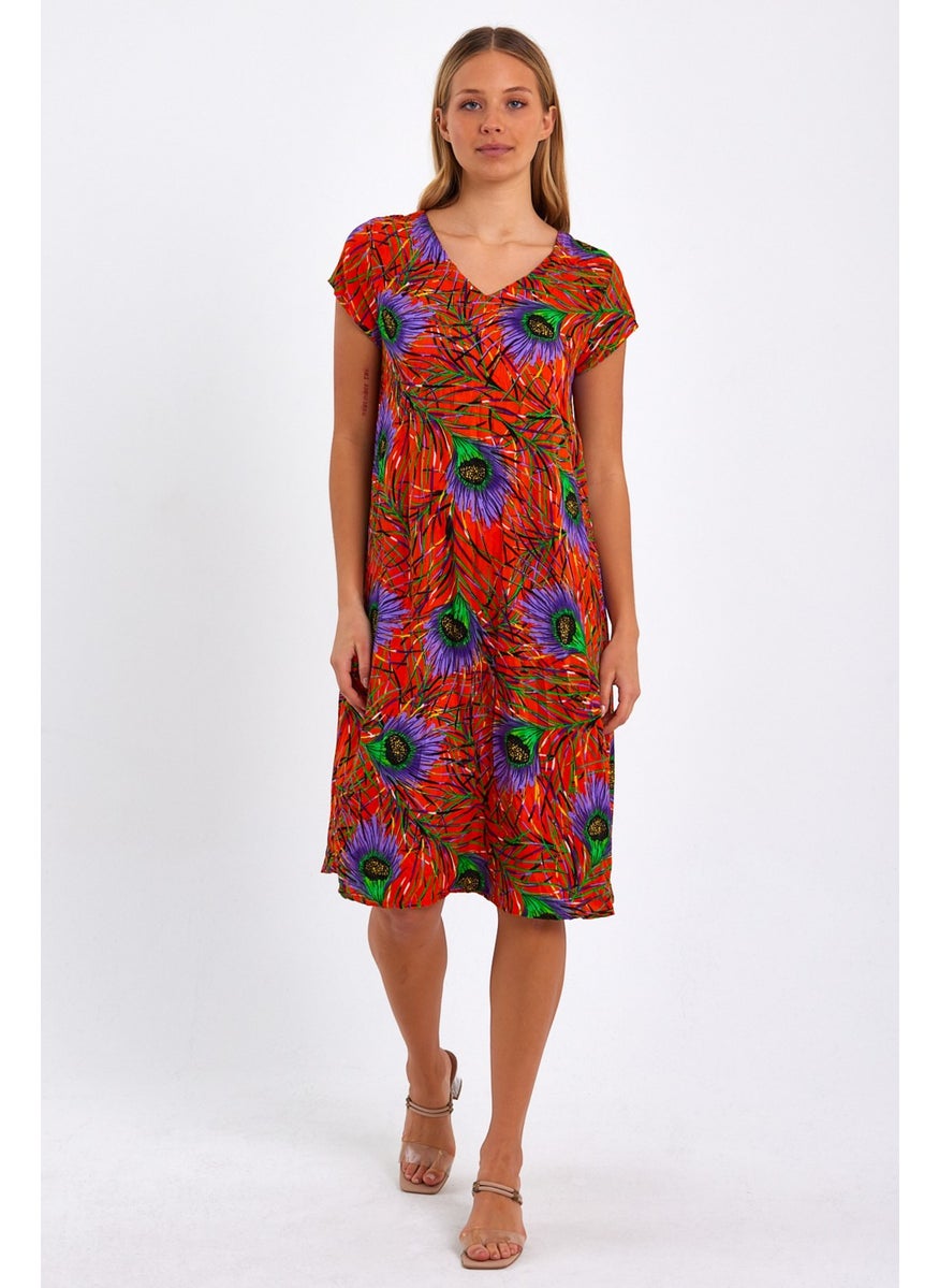 Rodi Women's Patterned Dress DS23YB0011T5  - Image 2