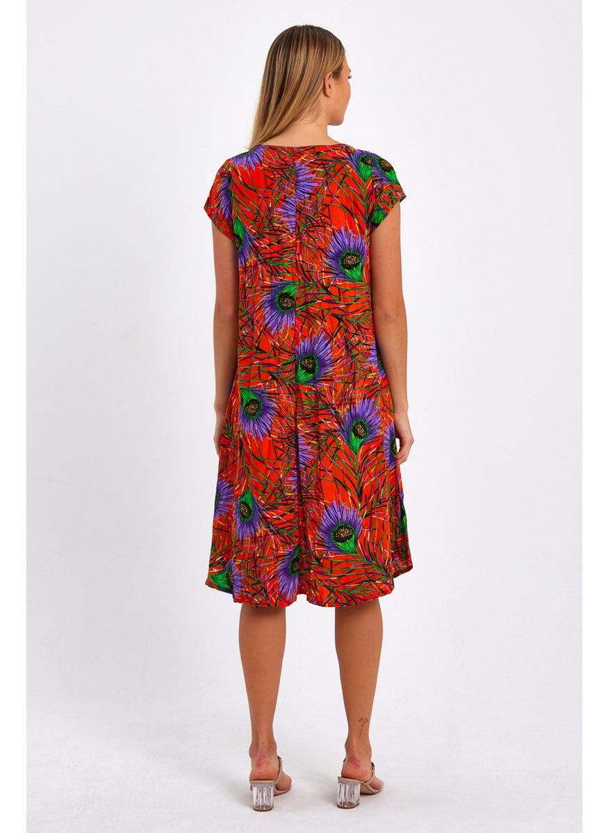 Rodi Women's Patterned Dress DS23YB0011T5  - Image 5