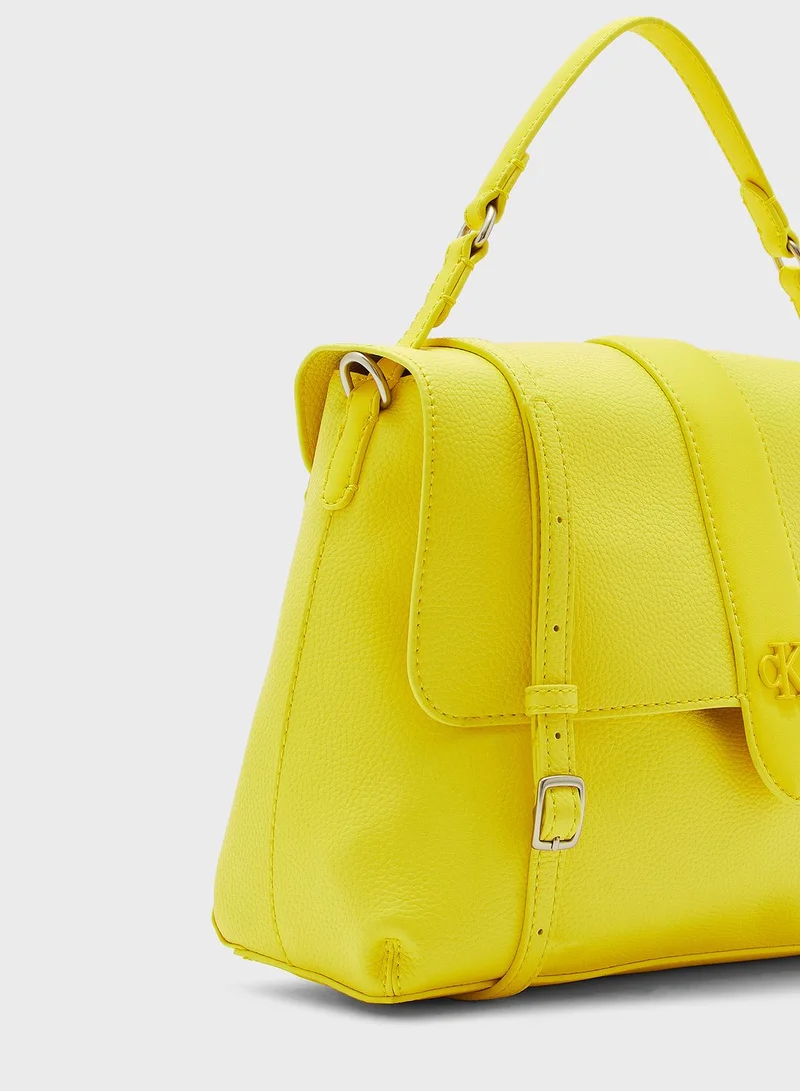 Calvin Klein Jeans Soft Flap Over Satchel