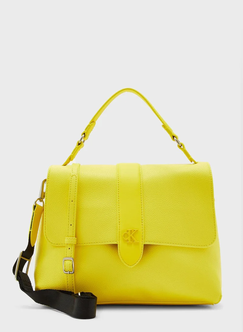 Calvin Klein Jeans Soft Flap Over Satchel