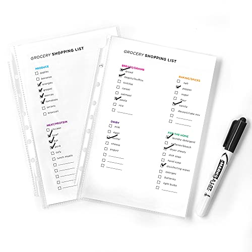 Avery Diamond Clear Heavyweight Sheet Protectors for Mini Binders, Holds 8.5" x 5.5" Sheets, 25ct (77004) - Image 2