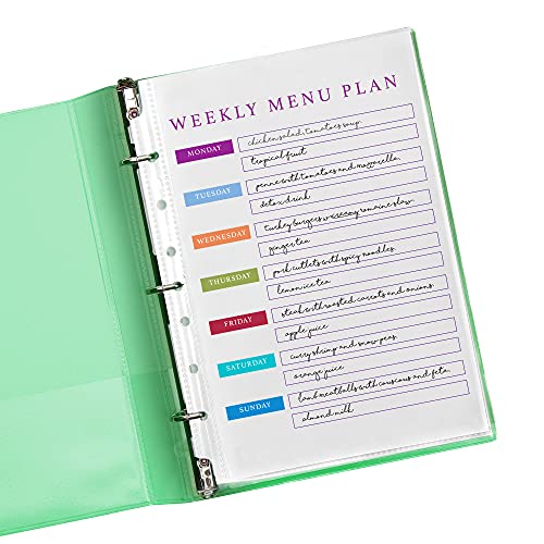 Avery Diamond Clear Heavyweight Sheet Protectors for Mini Binders, Holds 8.5" x 5.5" Sheets, 25ct (77004) - Image 4