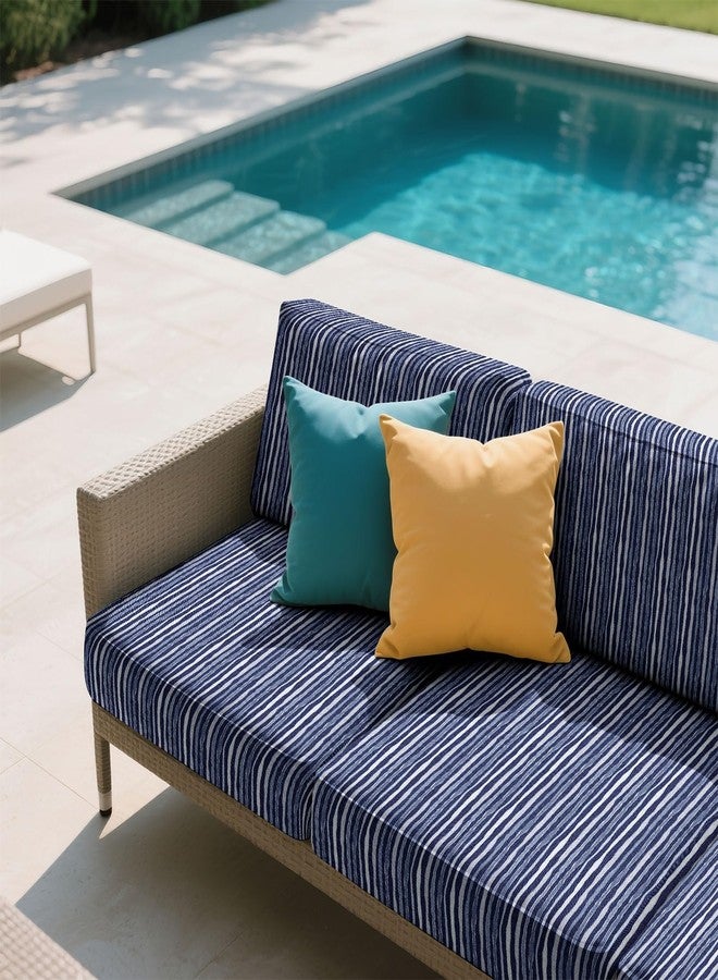 pickyNproud 8Pcs Patio Cushion Covers Stretch Outdoor Couch Cushions Slipcovers Replacement Washable Furniture Protector with Elastic Bottom Sofa Chair Seat Cover - Image 4