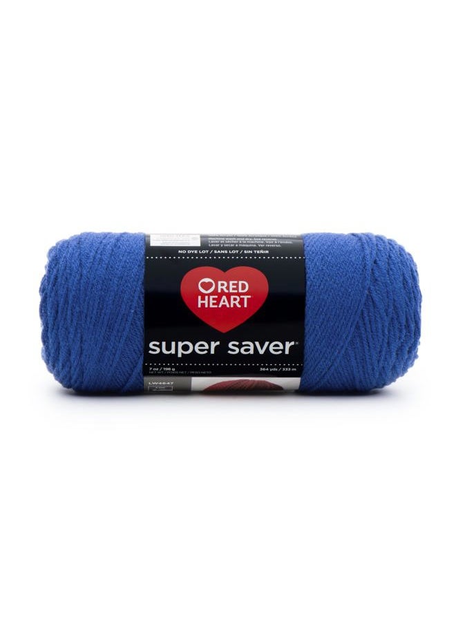 RED HEART - Super Saver Economy Yarn, Royal (E300.0385) - Image 1