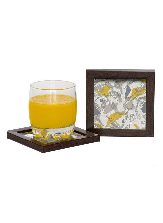 Paper Plane Design Tea Coffee Coaster Set Wooden Decorative Coasters Set. Home and Office Wooden Coasters Design 964 - Image 3