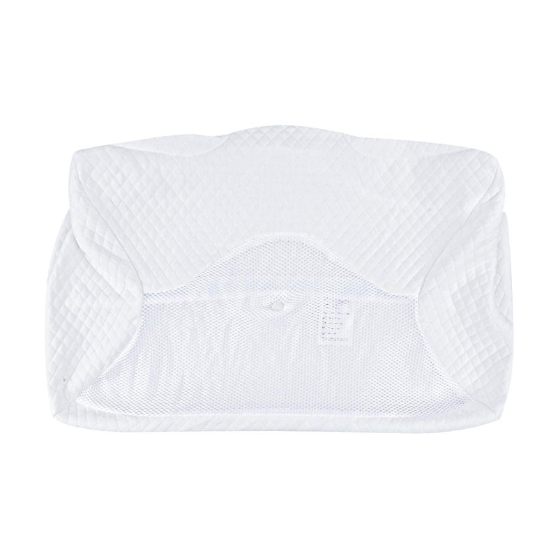 HOMCA Pillowcase for Memory Foam Cervical Pillow Hypoallergenic Contour Pillow Case 1Pack Grey Suitable for Pillow Model PL01