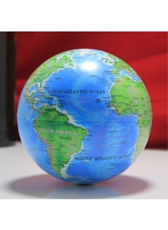 Keyfim Shop Illuminated Rotating World Globe Decorative Office Gift Rotating Illuminated World Globe Blue 