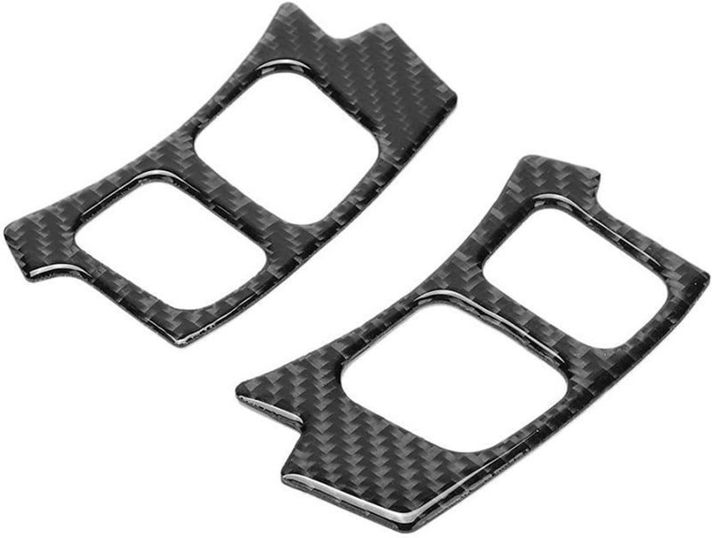 Wivplex Carbon Fiber Steering Wheel Button Frame Trim - Image 1