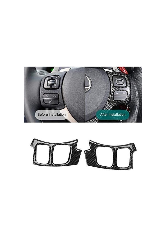 Wivplex Carbon Fiber Steering Wheel Button Frame Trim - Image 5