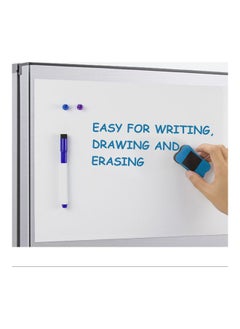 NIBEMINENT Adjustable Soft Magnetic Whiteboard Set White/Blue/Black  - Image 2