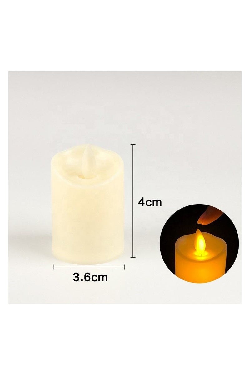 بروماس ديكور حفل عيد ميلاد إبداعي شعار قابل للتخصيص محاكاة لهب الهالوين شمعة بلاستيكية إلكترونية LED - Image 3